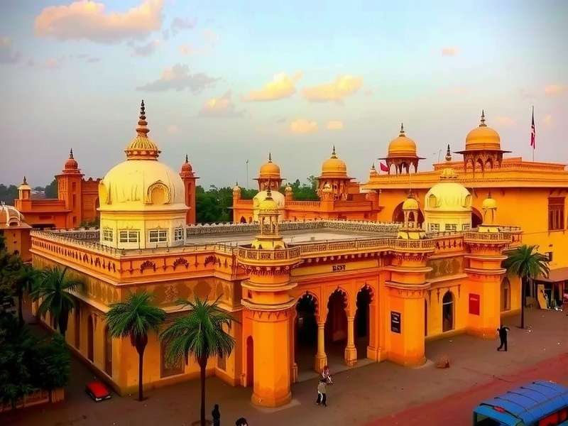 Pune Dominion empire building screen showing Shaniwar Wada and surrounding structures in historic Pune